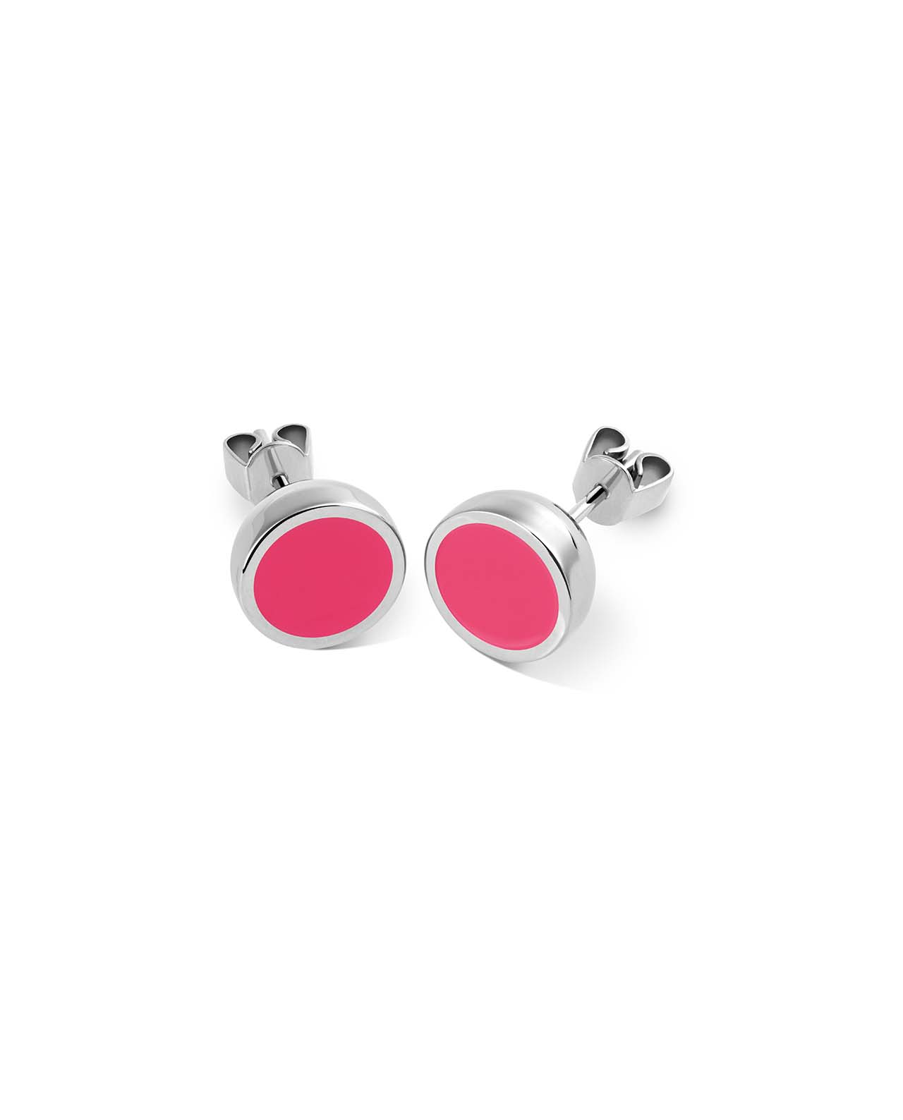 COLORTWIST PINK EARRINGS,SS,S-U SWATCH COLORTWIST PINK - Image 1