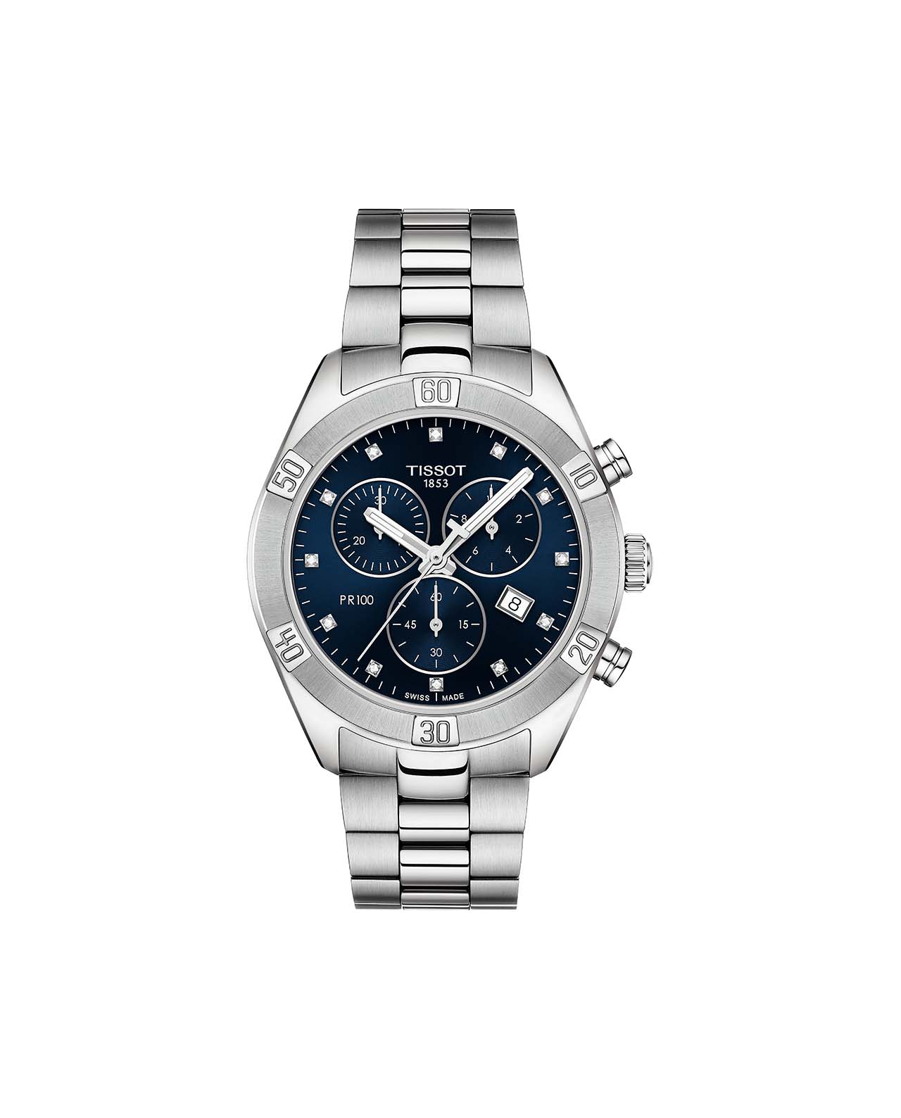 t1019171104600 1 TISSOT PR 100 SPORT CHIC CHRONOGRAPH - T1019171104600