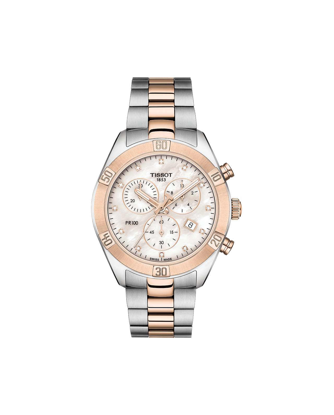 t1019172211600 1 TISSOT PR 100 SPORT CHIC CHRONOGRAPH - Image 1