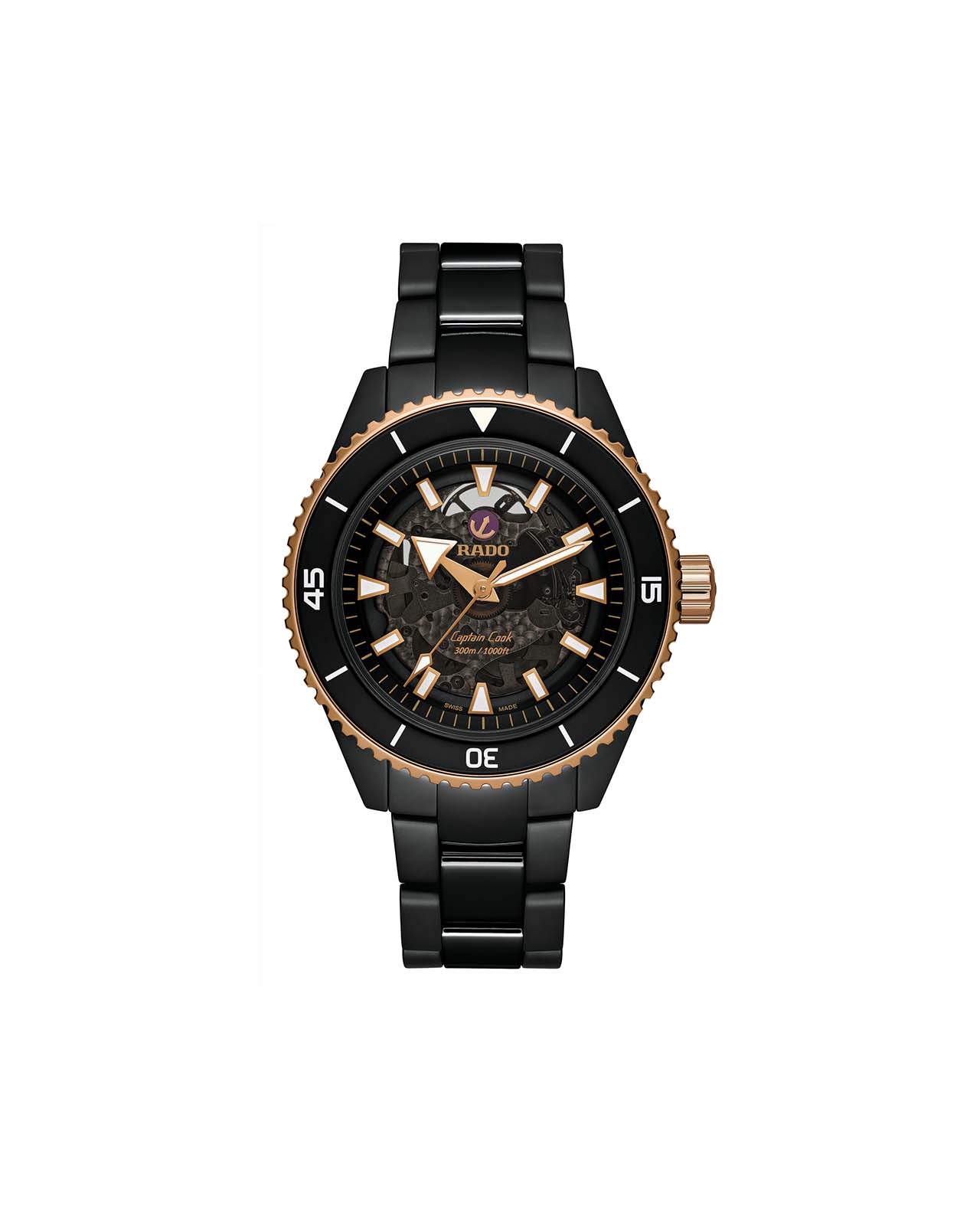 r32127162 RADO CAPTAIN COOK HIGH-TECH CERAMIC R32127162