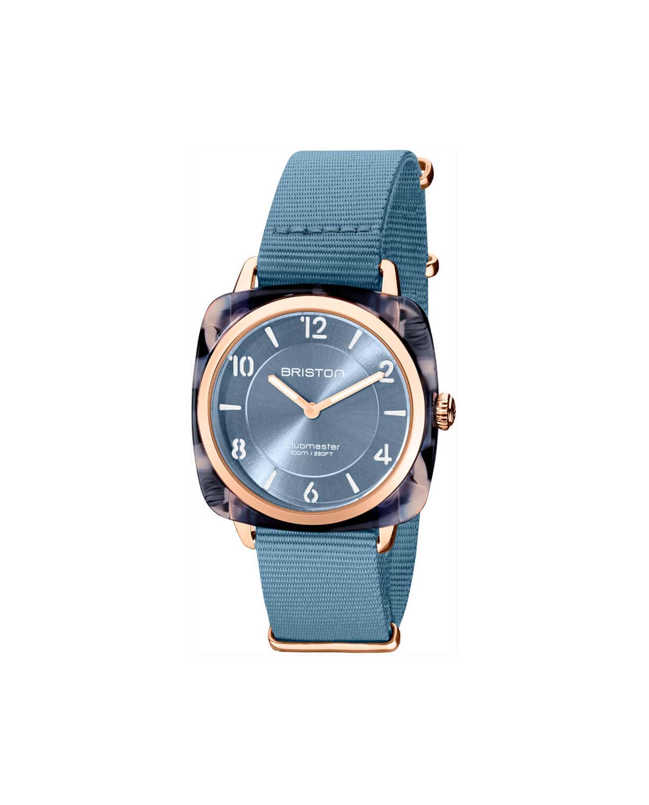 21536praub25nib BRISTON CLUBMASTER CHIC ACETATE – ICE BLUE - Image 1